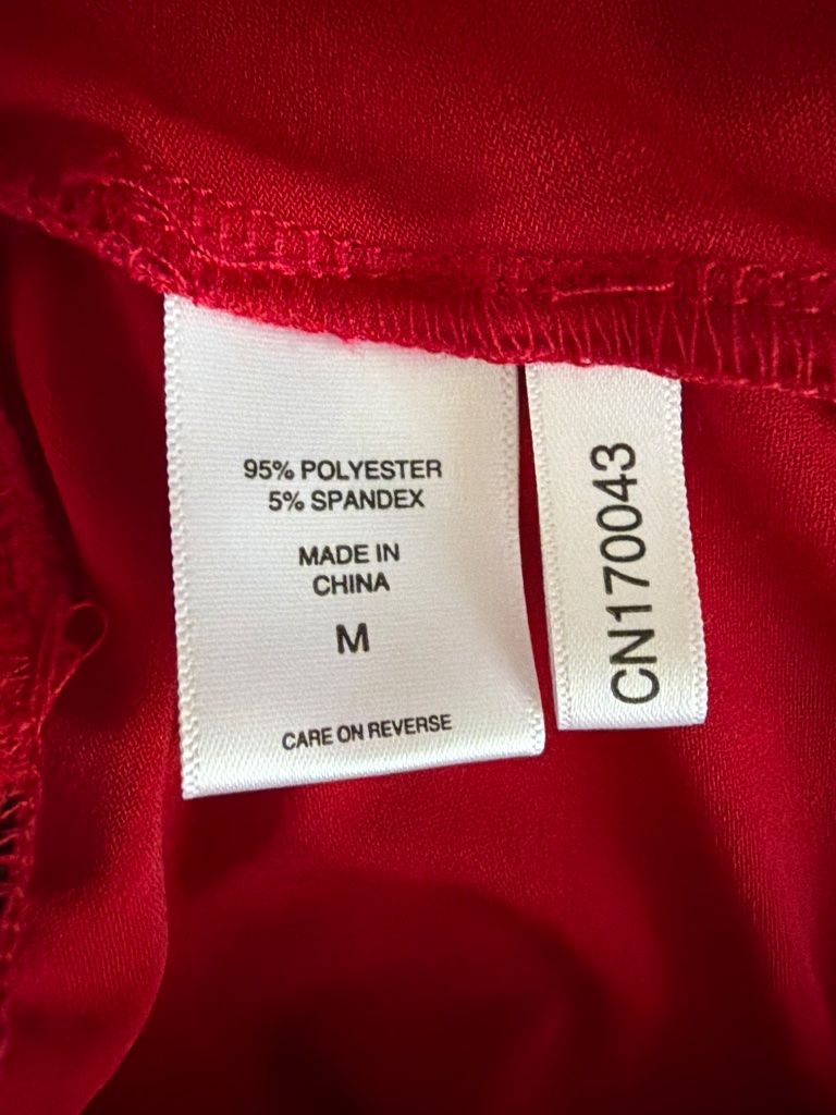 New York & Company Red Maxi Skirt Size Medium Nwt — image 5 of 5